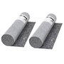 Voir la diapositive 2 : VIDAXL Bache de protection contre peinture 2 pcs 50 m 280 g/m² Gris