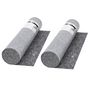 Voir la diapositive 2 : VIDAXL Bache de protection contre peinture 2 pcs 50 m 280 g/m² Gris