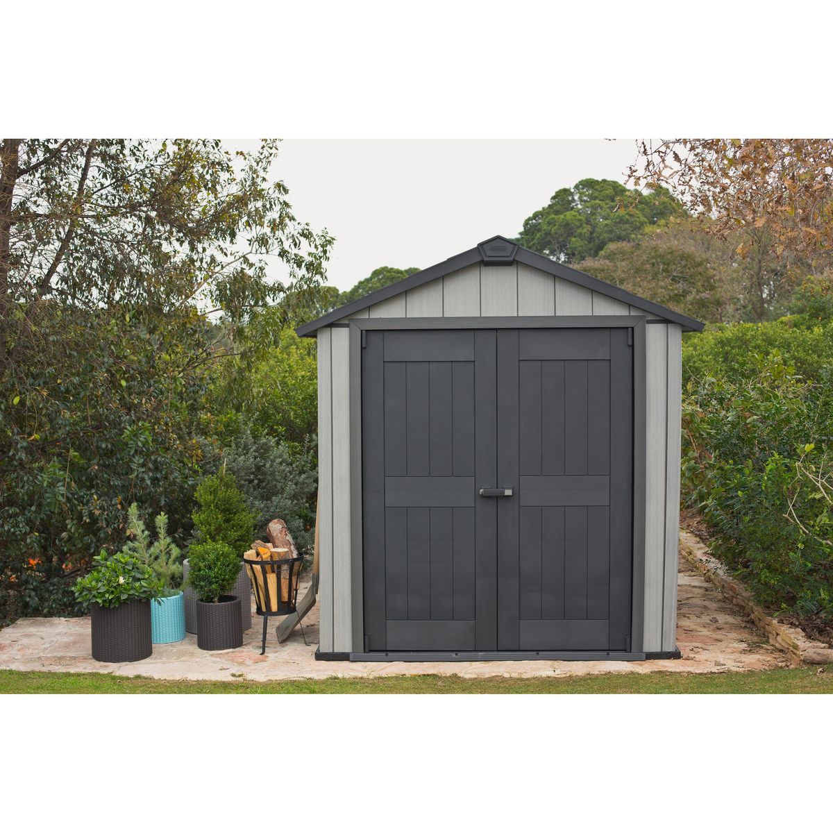 KETER Abri de jardin résine - 5,1m² - OAKLAND