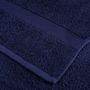 Voir la diapositive 6 : VIDAXL Serviettes de visage de qualité sup. SOLUND 2 pcs bleu marine