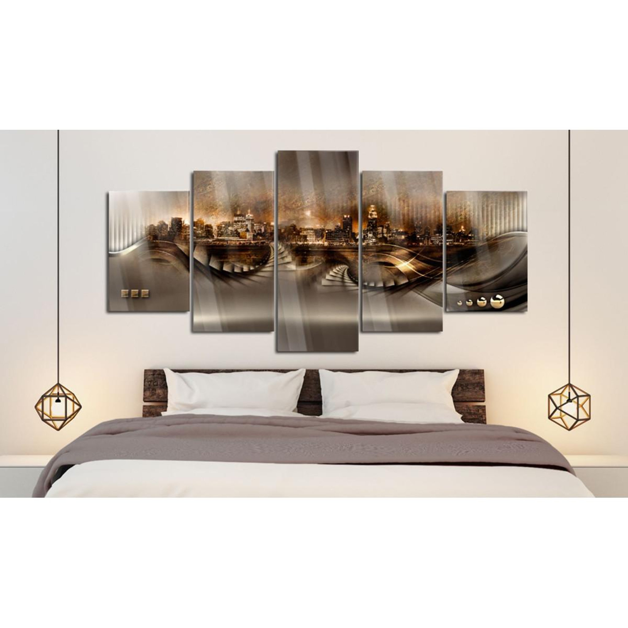 Voir la diapositive 2 : Paris Prix Tableau sur verre acrylique  lost city