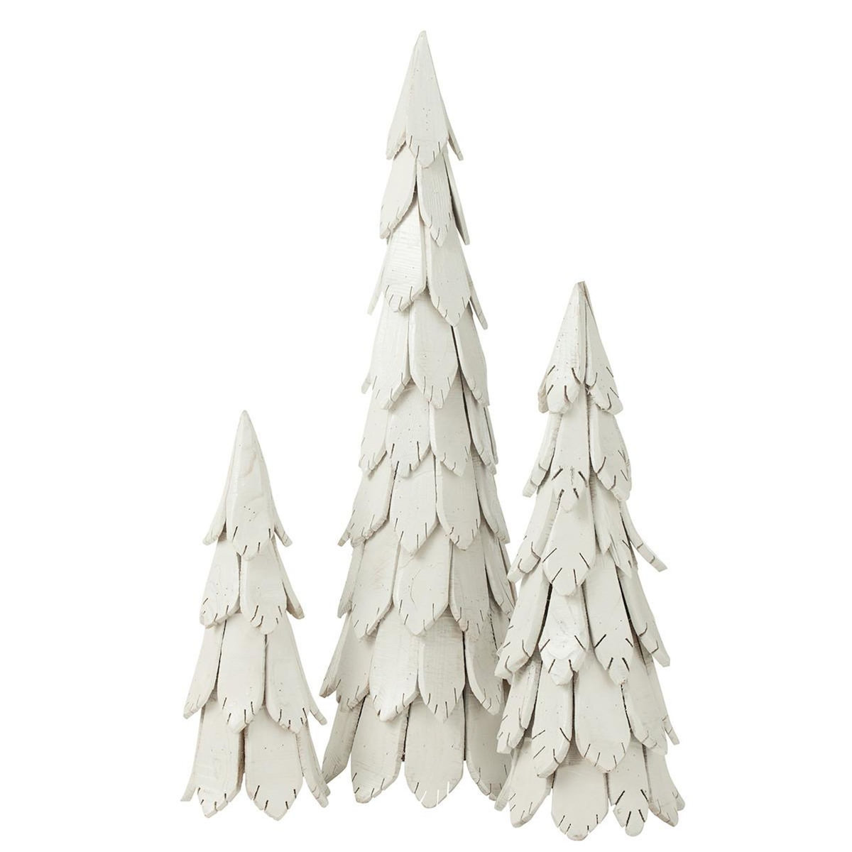 Paris Prix Sapin de Noël en Bois  Pieces  80cm Blanc