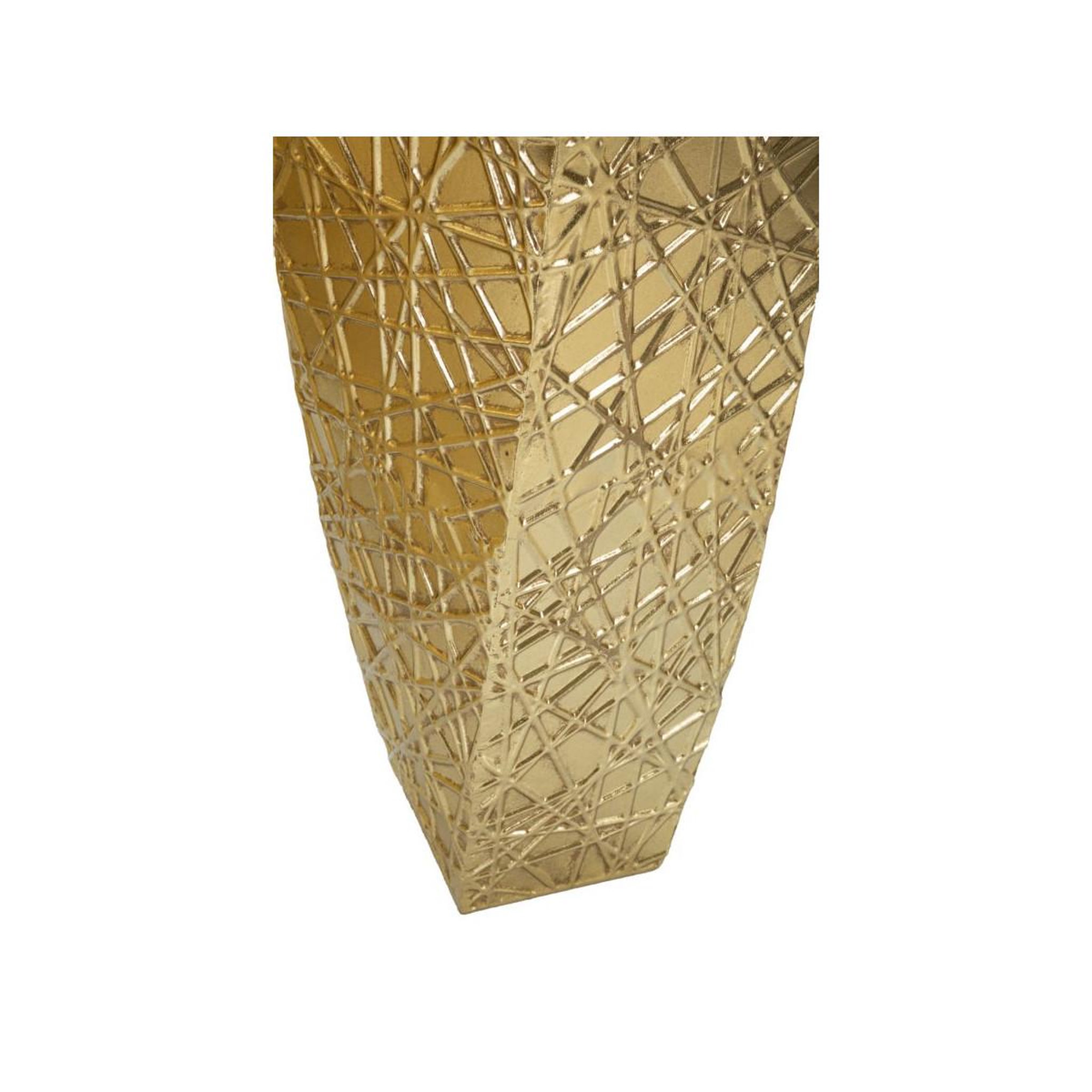 Voir la diapositive 5 : Paris Prix Lot de 2 vases en métal  squer  90cm or