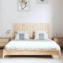 Voir la diapositive 3 : VIDAXL Tete de lit murale 147x3x60 cm Bois massif de pin