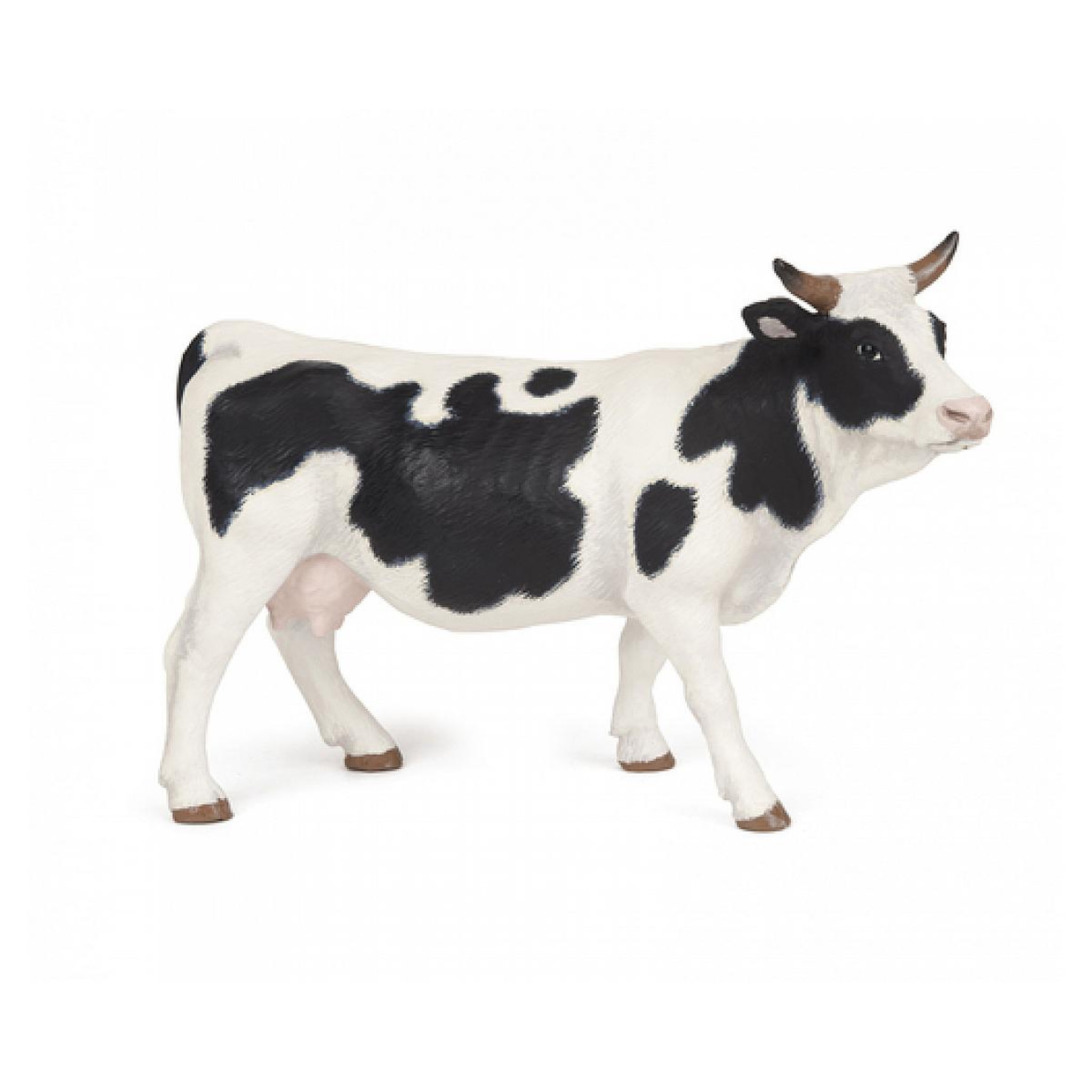 Papo 51148  Figurine Vache noire et blanche