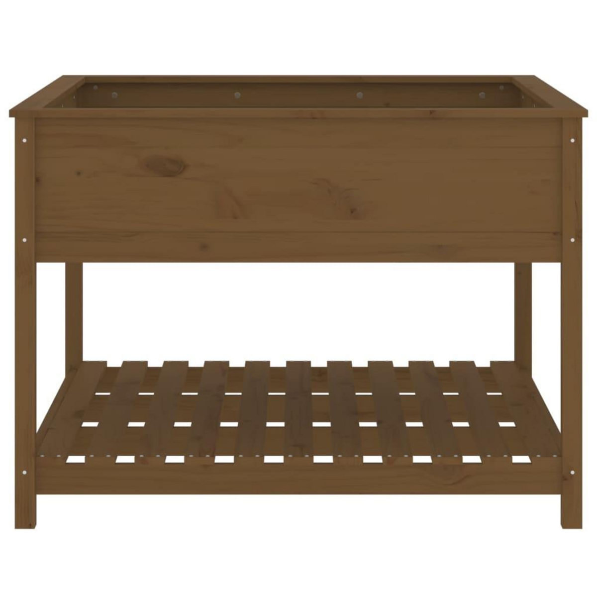 VIDAXL Jardiniere et etagere Marron miel 111,5x111,5x81 cm Bois de pin