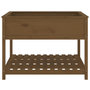 Voir la diapositive 5 : VIDAXL Jardiniere et etagere Marron miel 111,5x111,5x81 cm Bois de pin