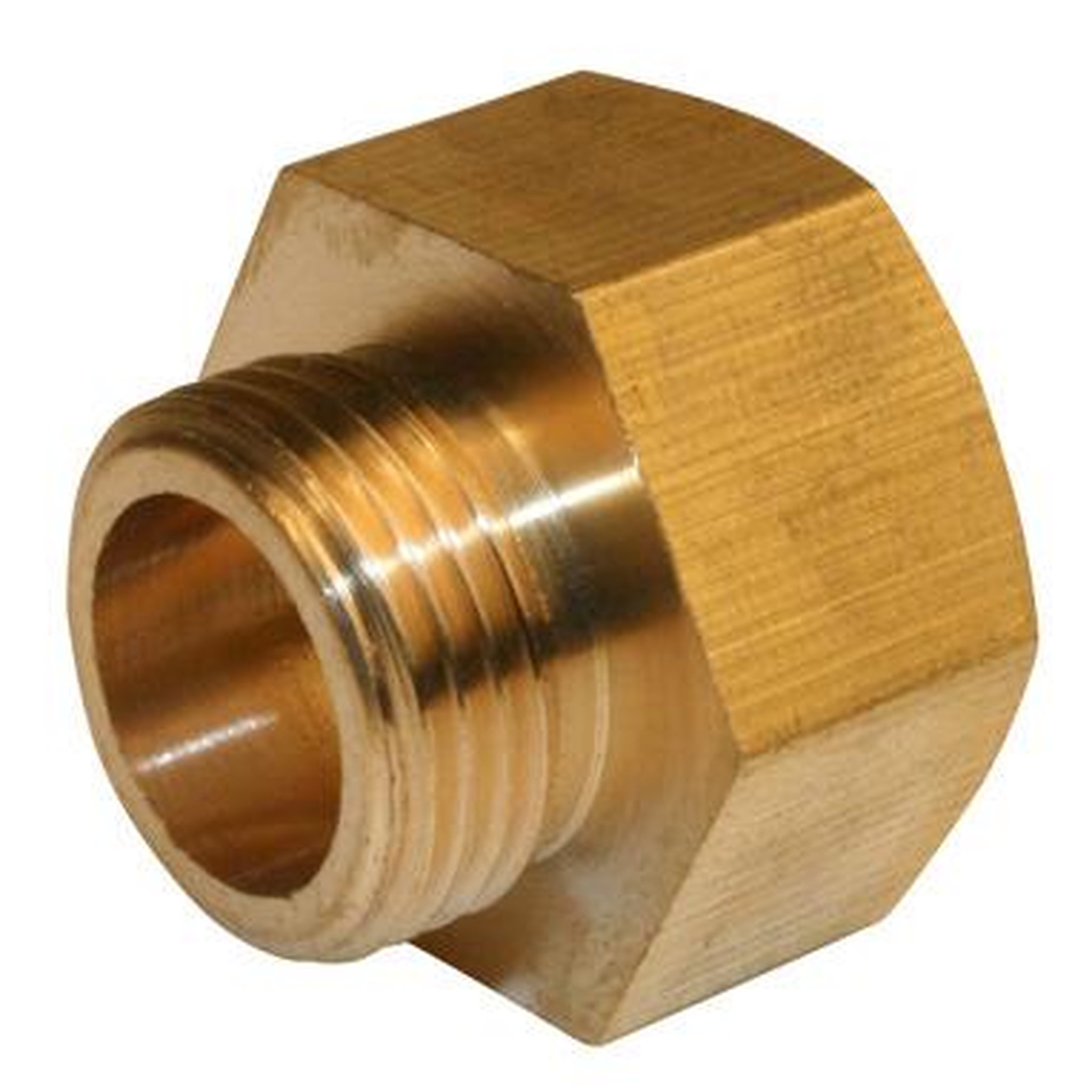 CENTRALE BRICO Mamelon à visser laiton F 33 x 42 pour tube en cuivre