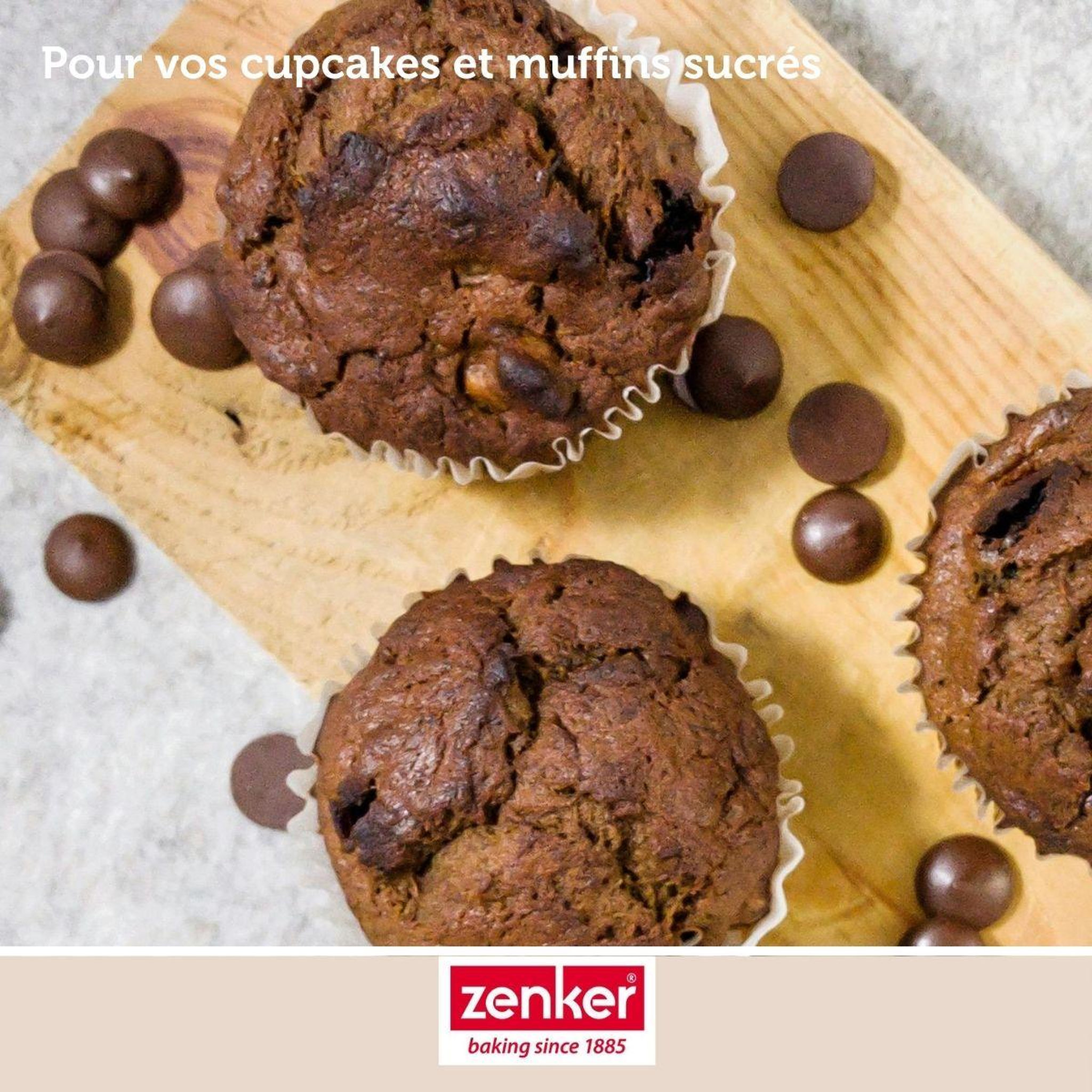 Voir la diapositive 4 : ZENKER Lot de 100 moules à muffins en papier 5 cm zenker smart pastry