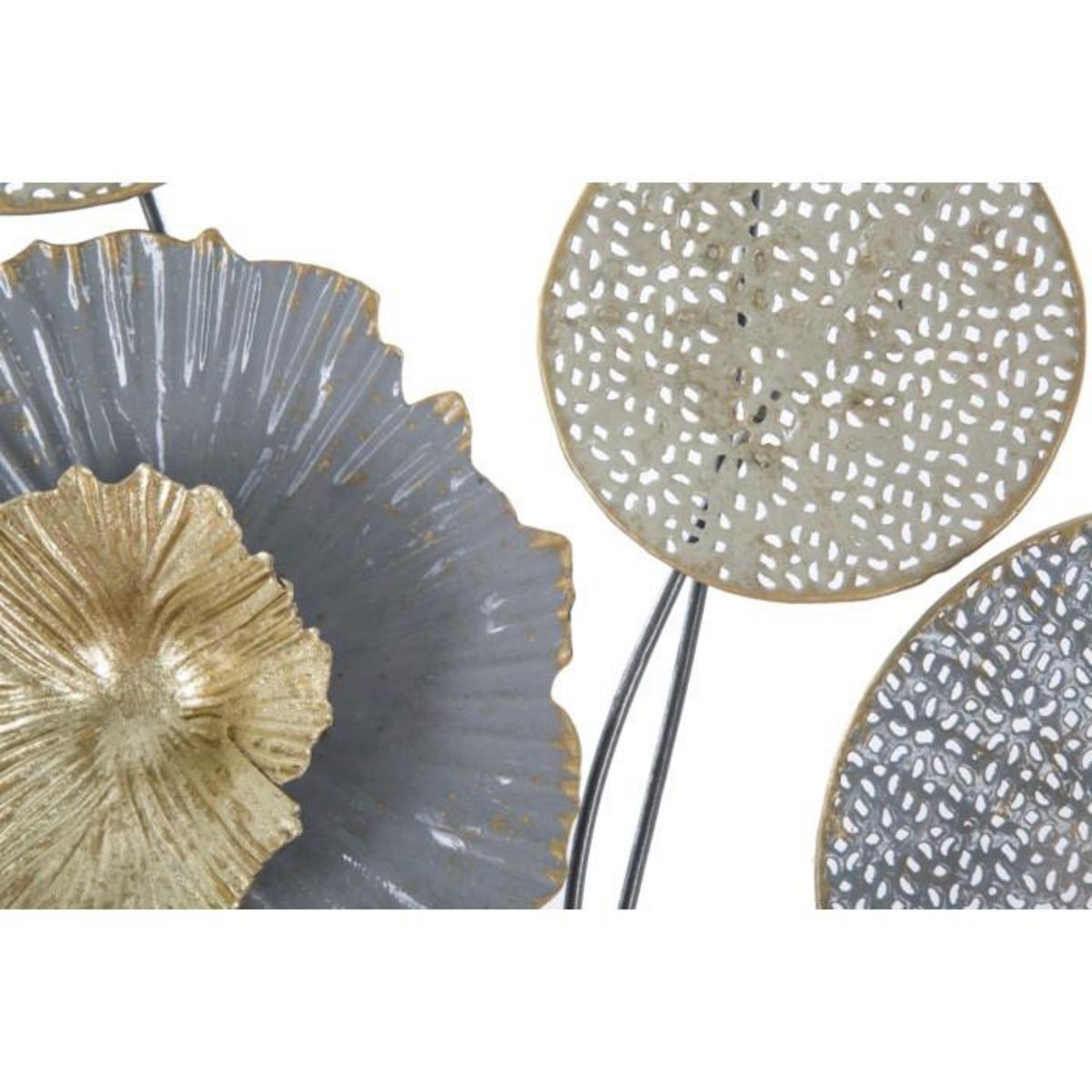 Paris Prix Décoration Murale Encadrée en Métal  Sqity  50cm Multicolore