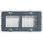 Legrand Mosaic cadre programme 4 modules profondeur 40mm horizontal