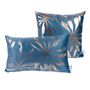 Voir la diapositive 1 : Paris Prix Lot de 2 Coussins Déco  Prisma IV  30x50cm Bleu