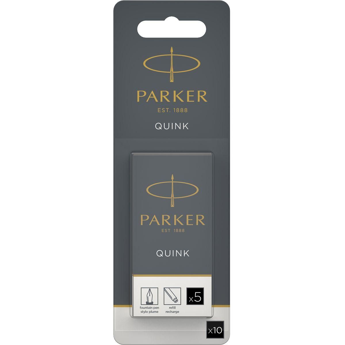 PARKER Lot de 10 cartouches longues 