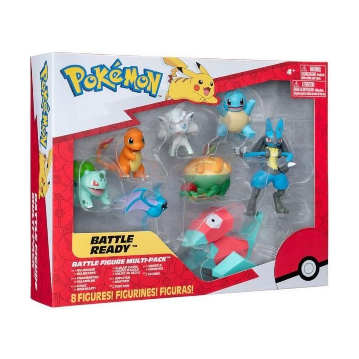 BANDAI Pack 8 Figurines Pokémon - BANDAI - JW3063 - Multicolore - Battle Pokémon