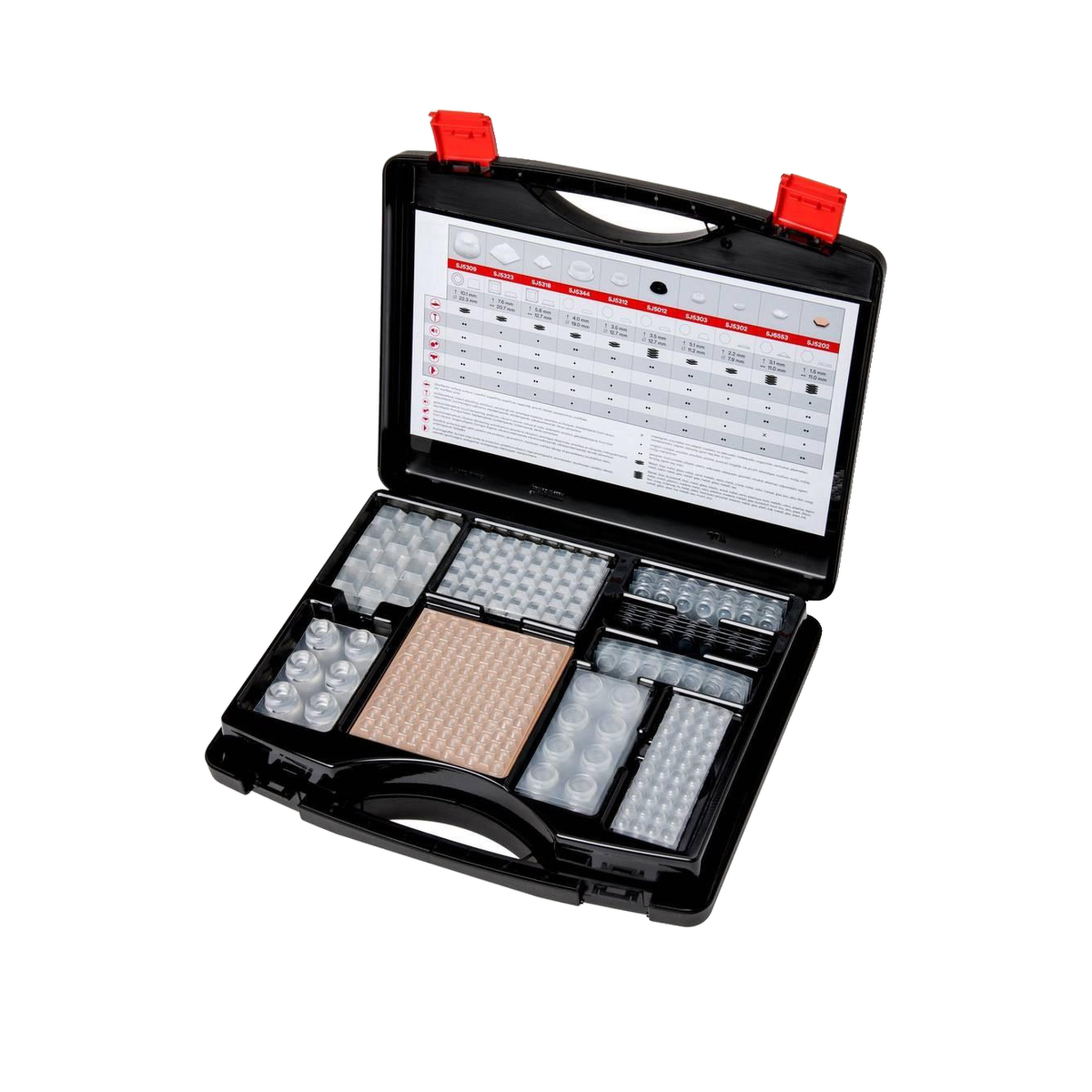 3M Accessoire 3M BUMPON SET 017 transparent et noir
