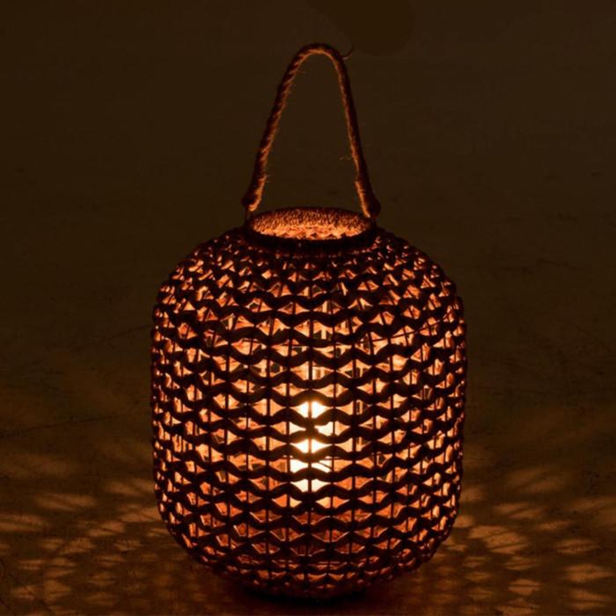 Voir la diapositive 3 : Paris Prix Lanterne Ronde Déco  Lena  45cm Naturel