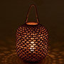 Voir la diapositive 3 : Paris Prix Lanterne Ronde Déco  Lena  45cm Naturel