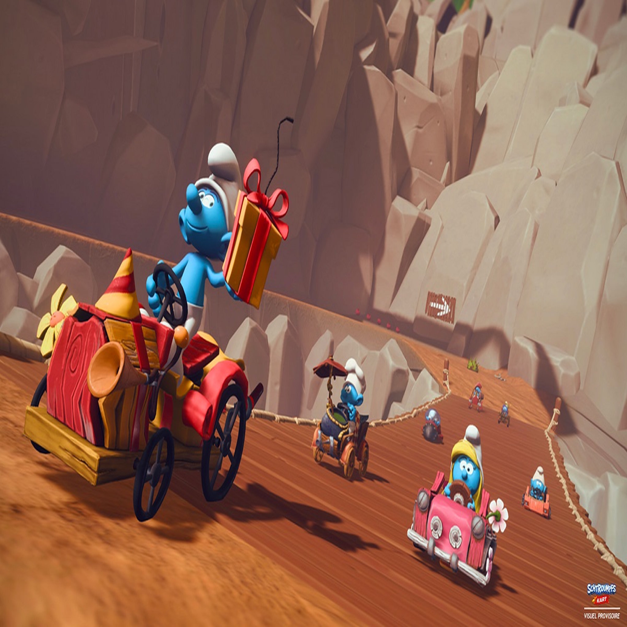 Voir la diapositive 7 : Schtroumpfs Kart Nintendo Switch