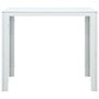 Voir la diapositive 3 : VIDAXL Table basse Blanc 78x78x74 cm PEHD Aspect de bois