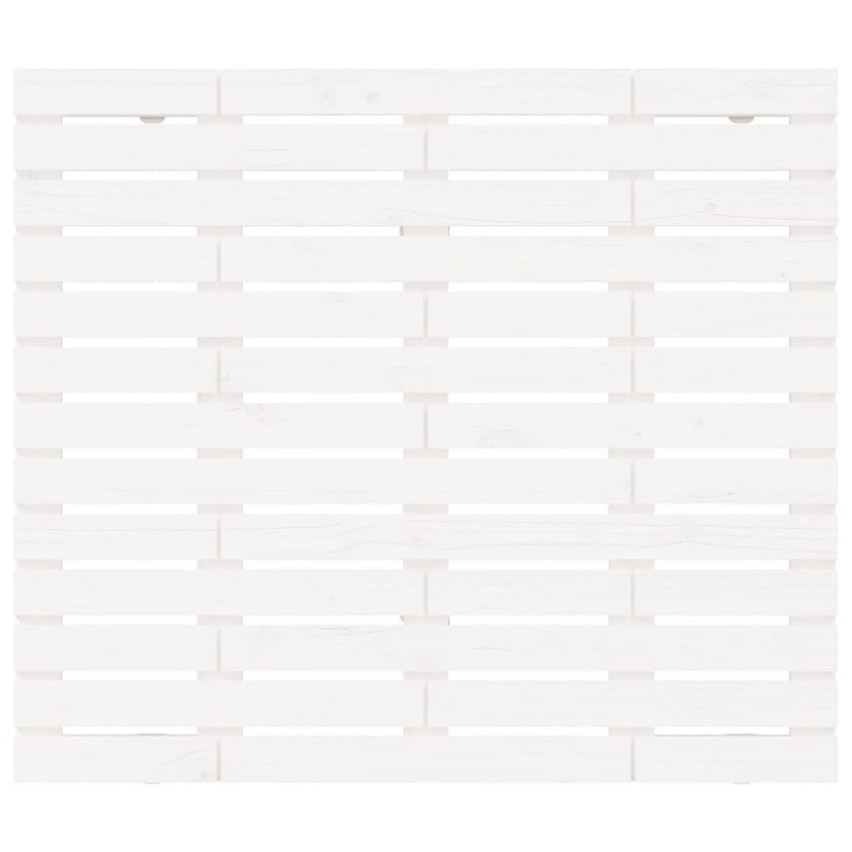 VIDAXL Tete de lit murale Blanc 81x3x91,5 cm Bois massif de pin