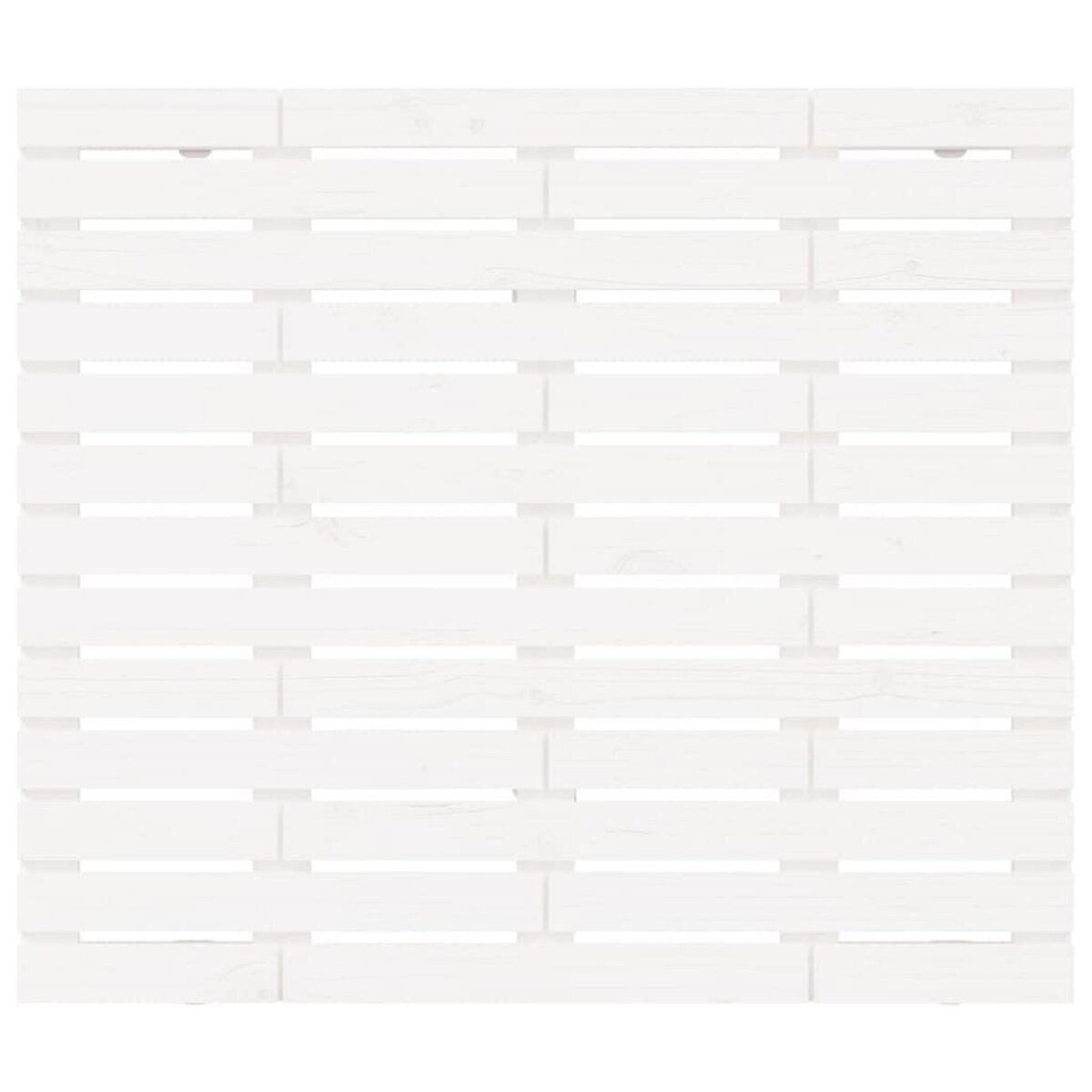 VIDAXL Tete de lit murale Blanc 81x3x91,5 cm Bois massif de pin