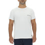 Voir la diapositive 2 : PIERRE CARDIN Lot de 3 T-shirts homme en coton uni col rond imprimé poitrine