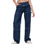 SUPERDRY Jean  Femme Superdry Rise Carpenter   W27. Coloris disponibles : Bleu