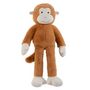 Voir la diapositive 2 : Paris Prix Peluche Enfant  Singe  47cm Marron