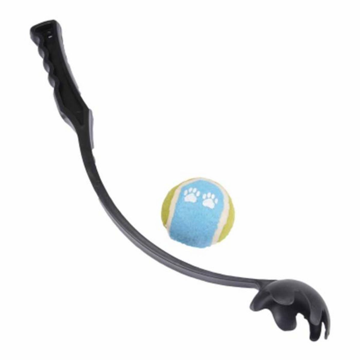 Paris Prix Jouet pour Chien  Lanceur Balle Tennis  48cm Noir