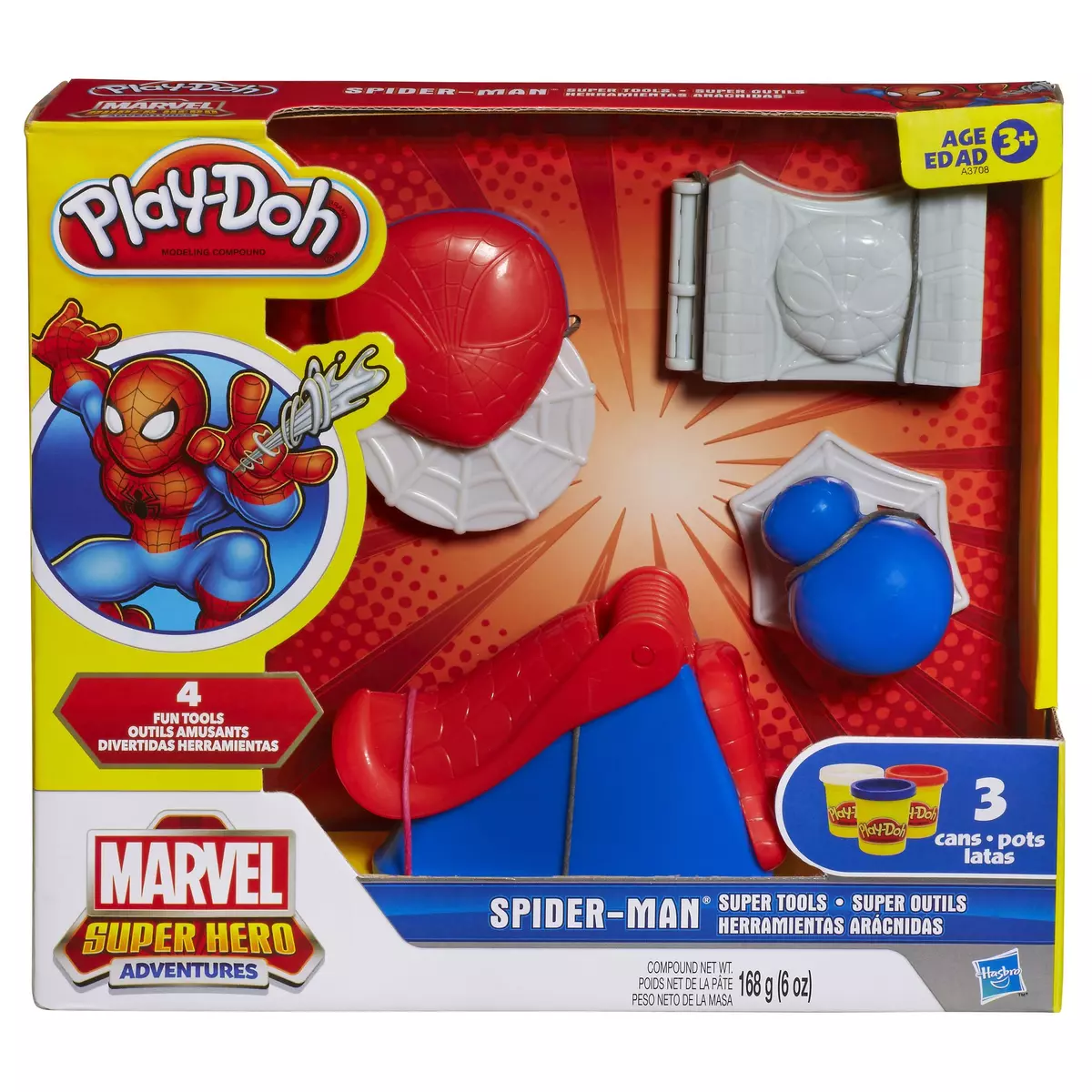 PLAY-DOH Outils pâte à modeler Spiderman