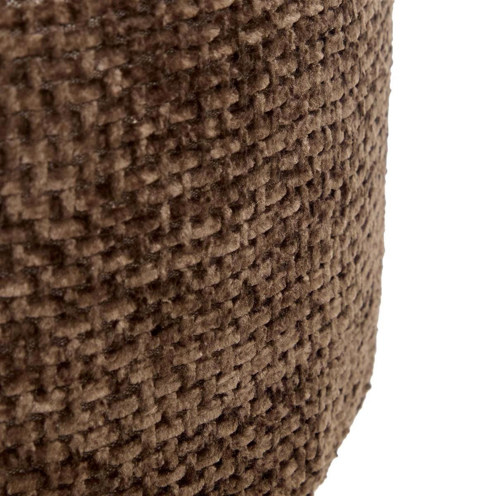 Voir la diapositive 3 : ATMOSPHERA Tabouret d'appoint chenille  spolo  39cm tonka