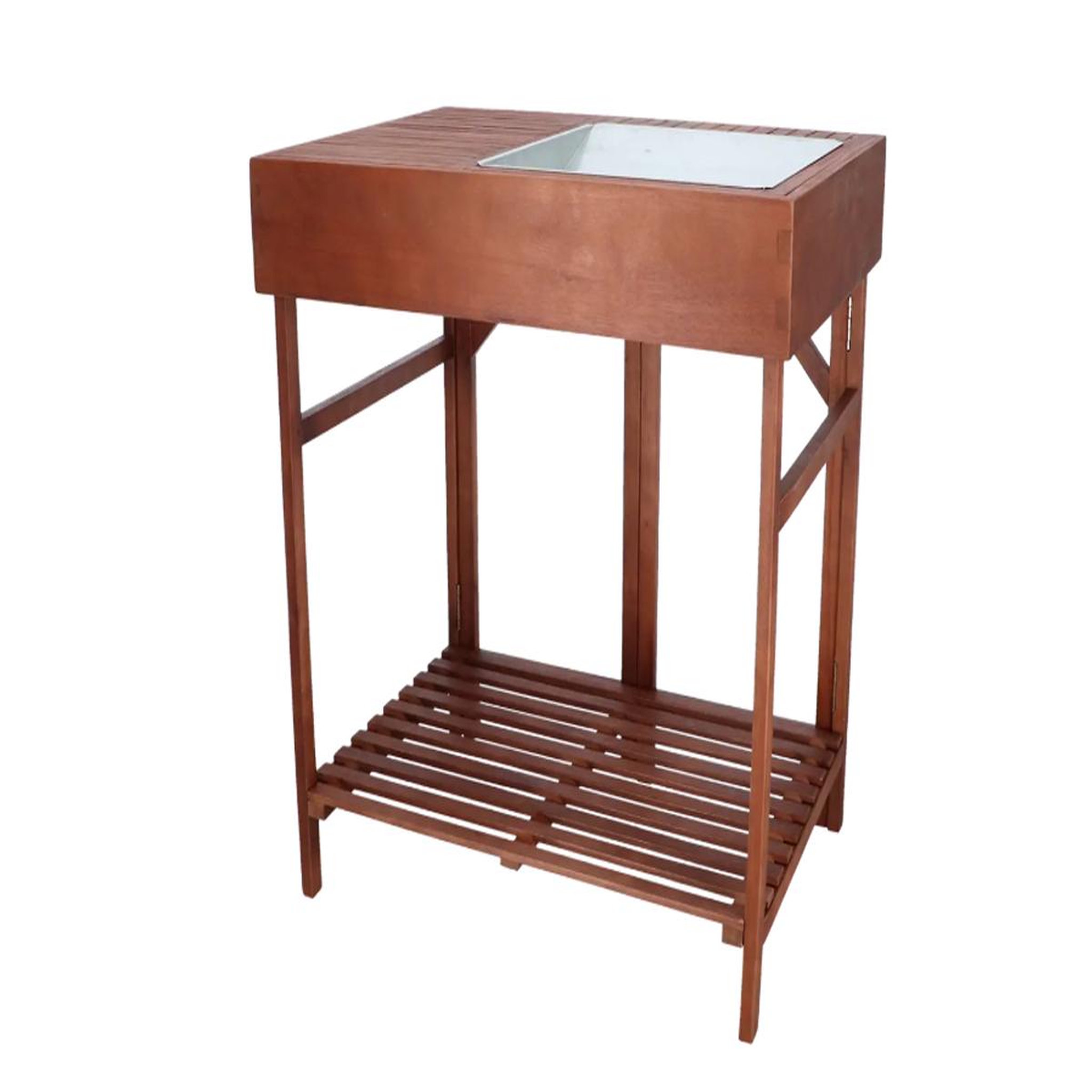 Voir la diapositive 4 : ESSCHERT DESIGN Table à rempoter en bois dur - Esschert Design
