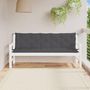 Voir la diapositive 3 : VIDAXL Coussin de banc de jardin anthracite tissu oxford