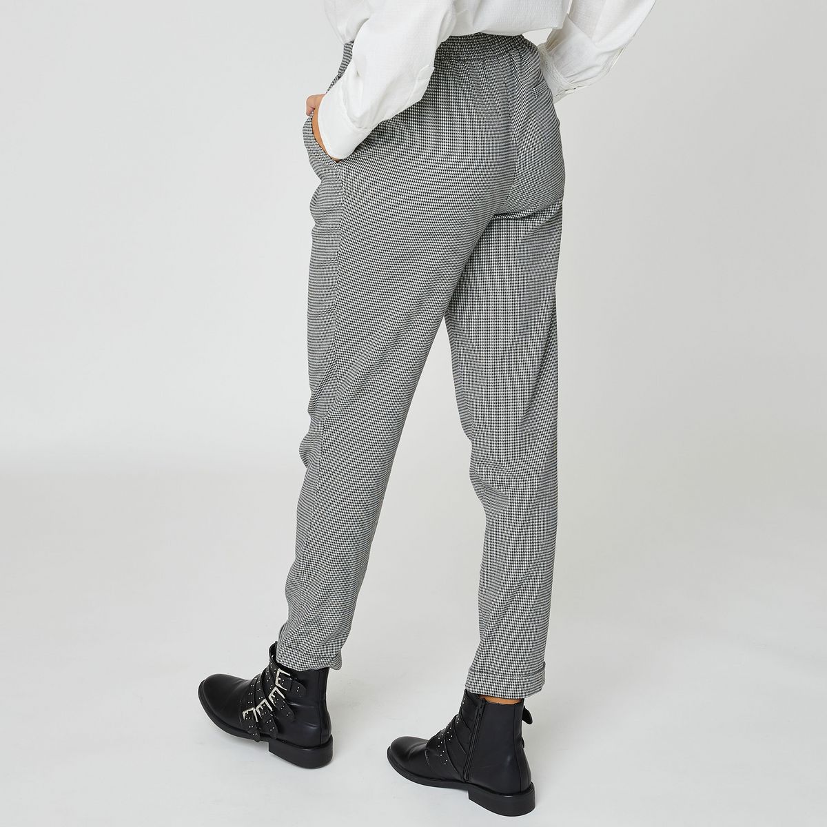 INEXTENSO Pantalon gris femme