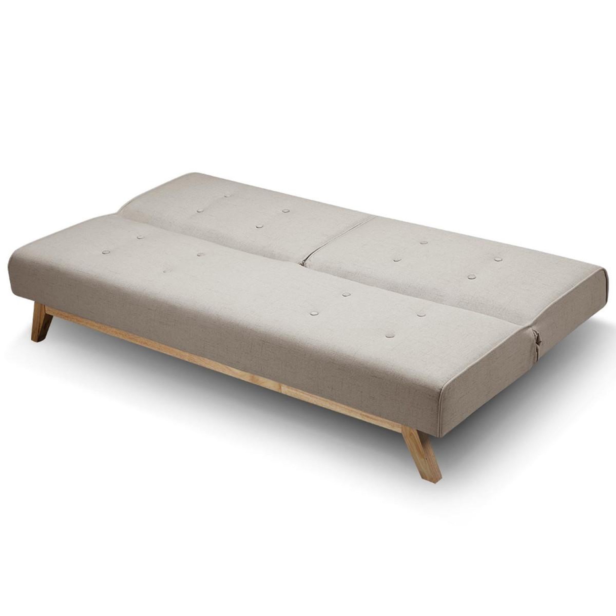 Voir la diapositive 2 : Paris Prix Canapé convertible  jeanot  180cm beige