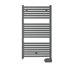 Acova Sèche-serviettes électrique – Tweed gris anthracite – 500 W – 96,8 x 50 cm – Inertie fluide