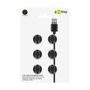 Voir la diapositive 3 : GOOBAY Serre-câble Cable Guide (2) Noir x6