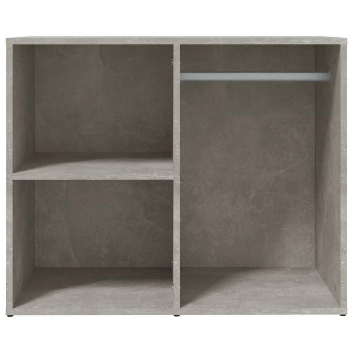 VIDAXL Armoire de dressing Gris beton 80x40x65 cm Bois d'ingenierie