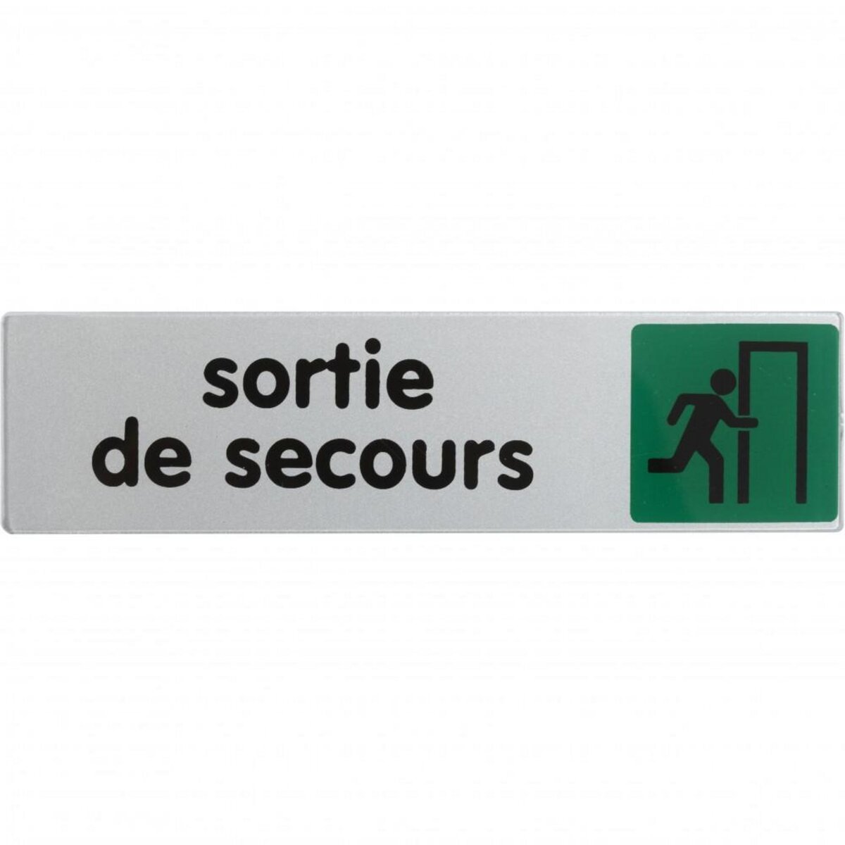CENTRALE BRICO Plaque sortie de secours en plastique