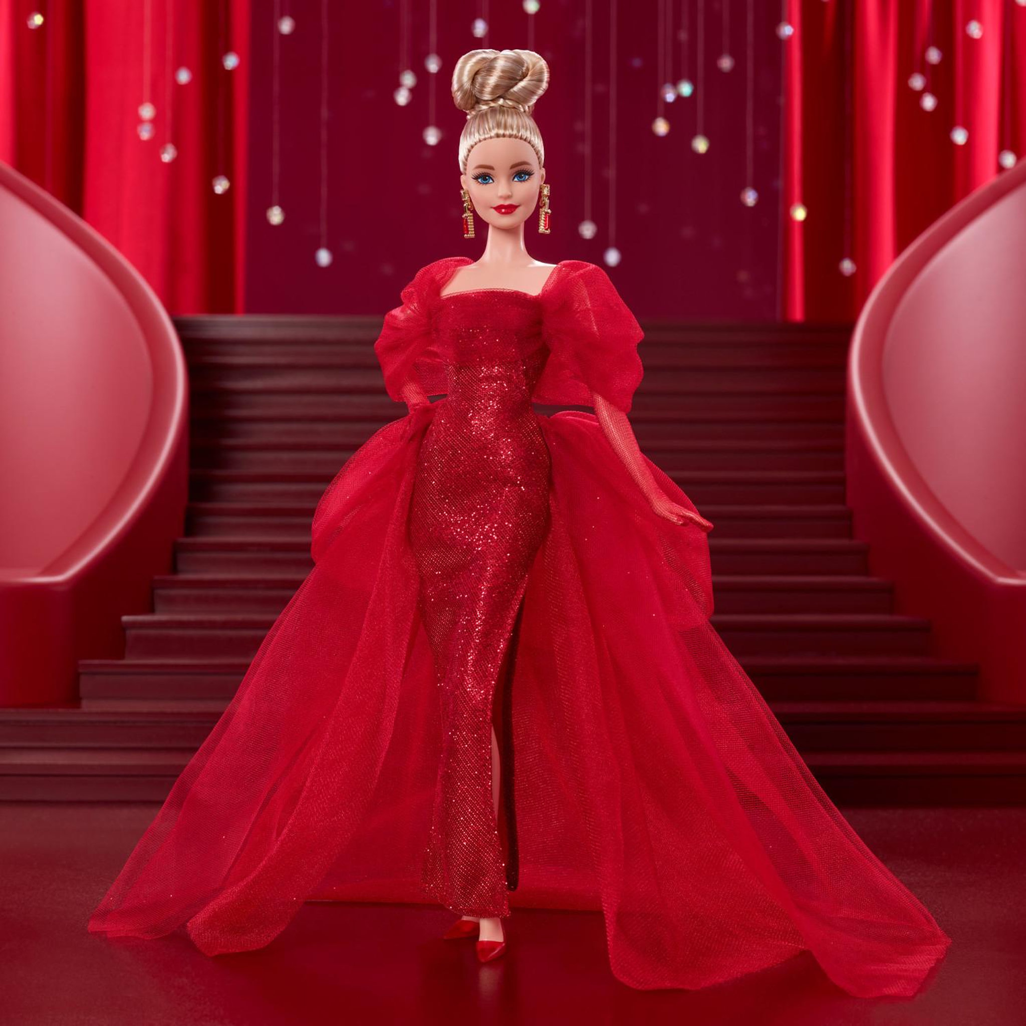 Voir la diapositive 3 : BARBIE Poupée Barbie Mattel 80 ans Blonde