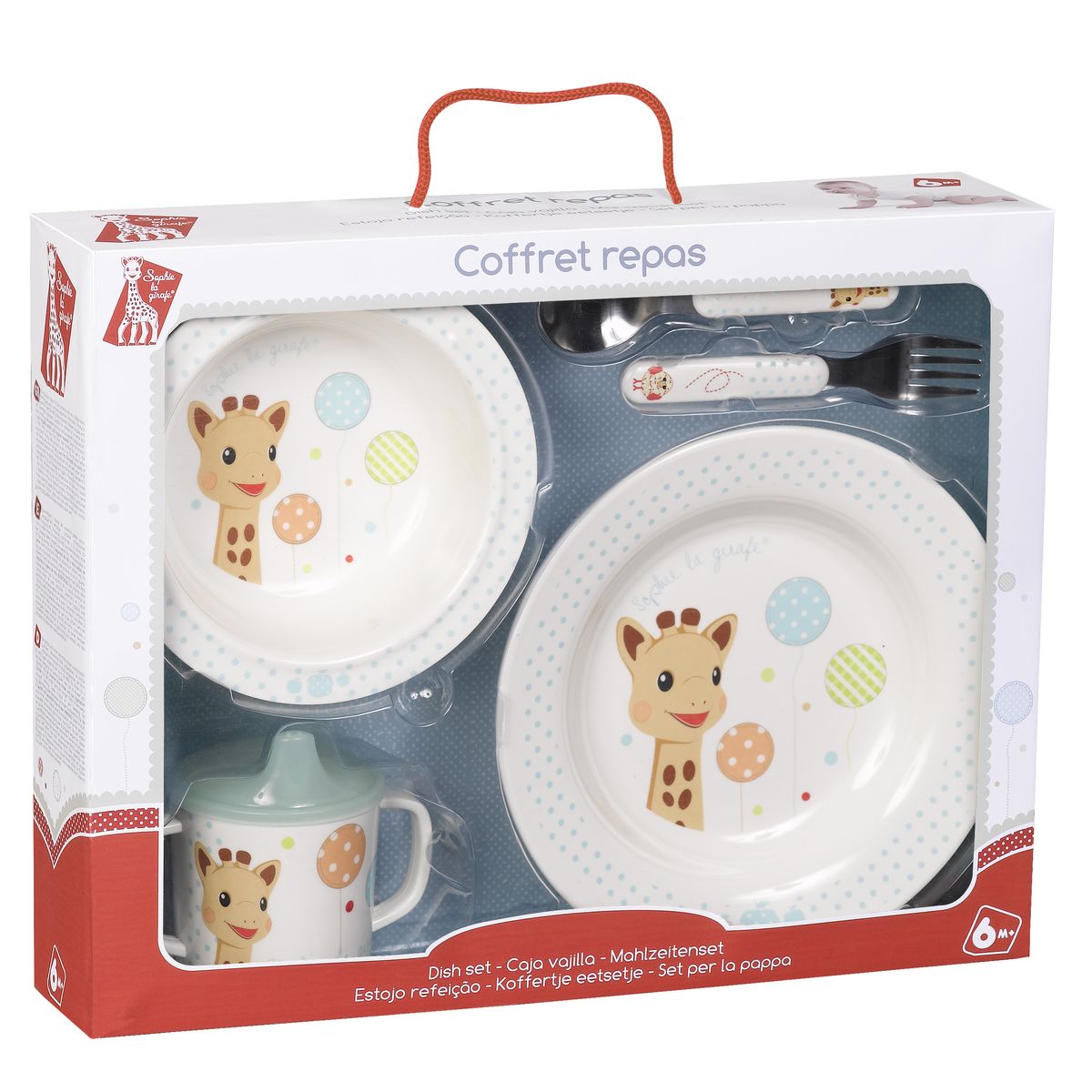 VULLI Coffret repas 4 pièces Sophie La Girafe 