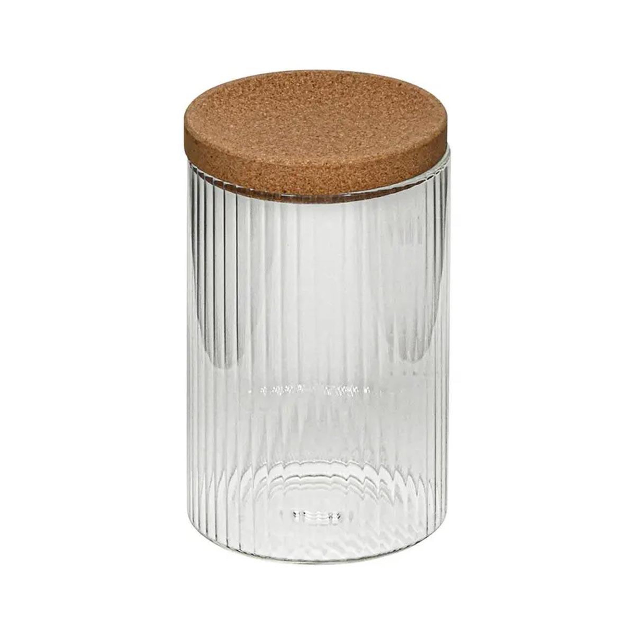 Voir la diapositive 2 : FIVE Lot de 2 pots avec plateau  liège  17cm marron