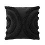 Voir la diapositive 1 : Paris Prix Coussin Déco Tufté  Zita  40x40cm Noir