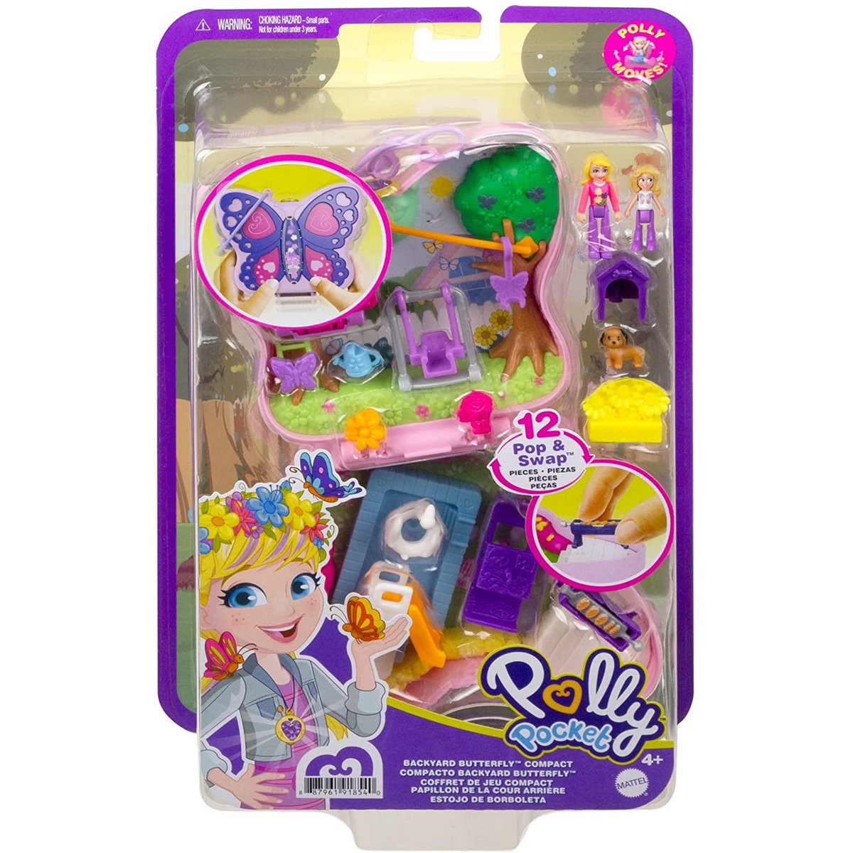 POLLY POCKET Polly Pocket Coffret Univers Le Jardin Papillon