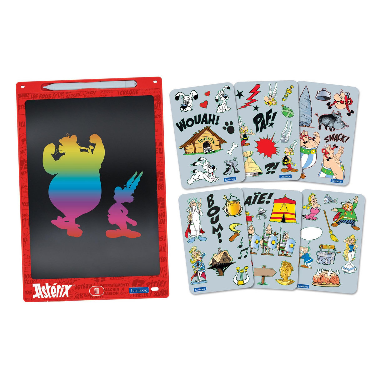 Lexibook Tablette à Dessins électronique multicolore Astérix