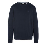 Schott Pull  Homme Schott Basic Fin Ras. Coloris disponibles : Bleu
