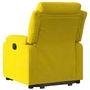 Voir la diapositive 5 : VIDAXL Fauteuil inclinable electrique jaune Velours
