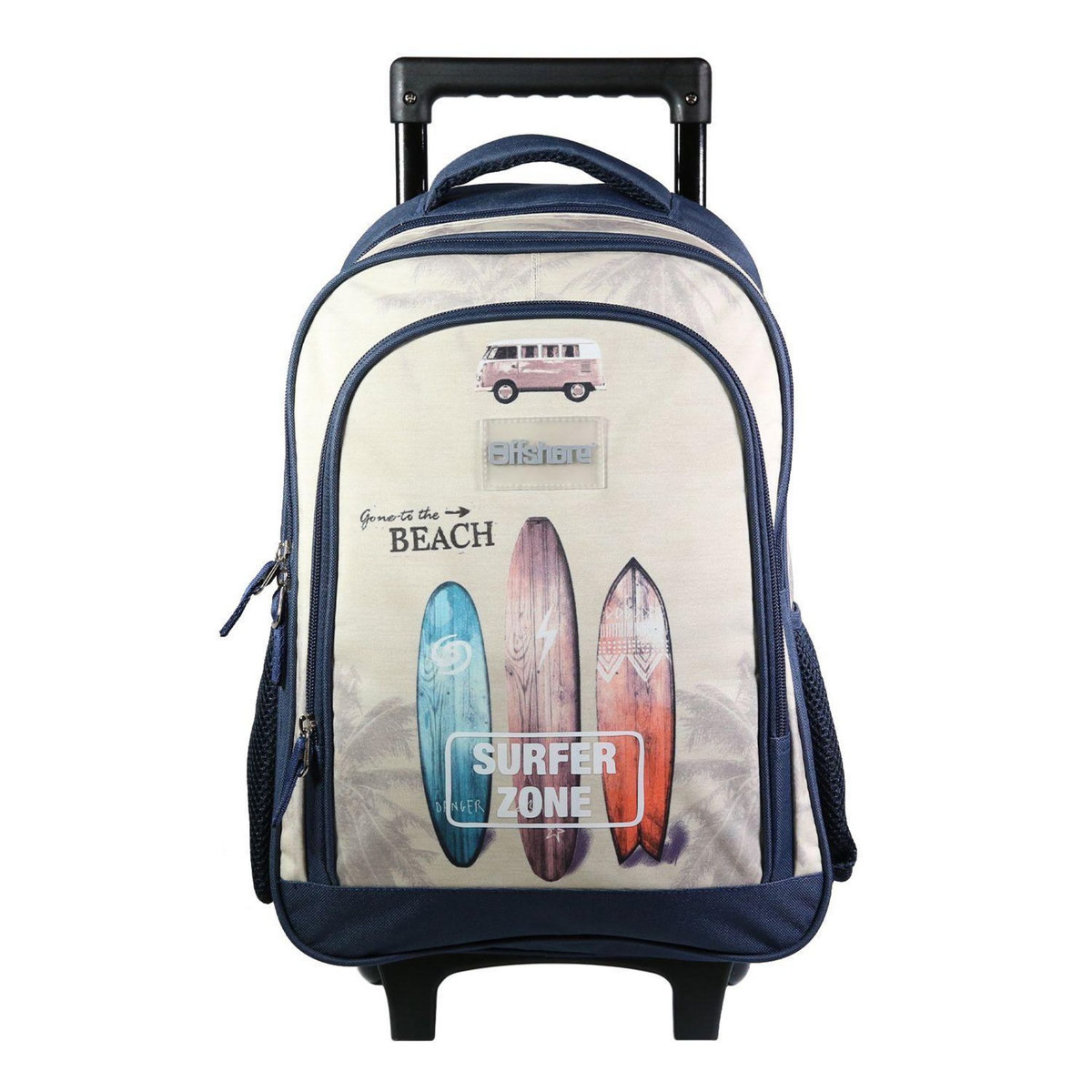 Bagtrotter BAGTROTTER Sac à dos à roulettes Offshore Beige Van & Surf