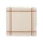 Voir la diapositive 2 : ATMOSPHERA Lot de 2 Serviettes de Table Rayé  Maha  40x40cm Beige
