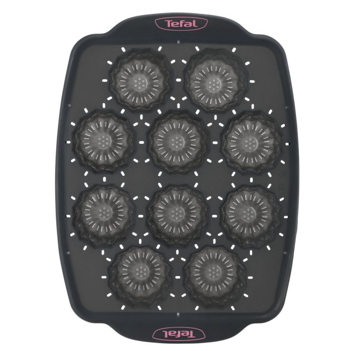 TEFAL Moule 10 cannelés CRISPY BAKE silicone